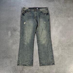 Division Bootcut Jeans Medium Wash - Size: 36x32